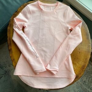 Under Armour Coldgear Women's Crew Neck Fitted Long Sleeve Size XS Light Pink